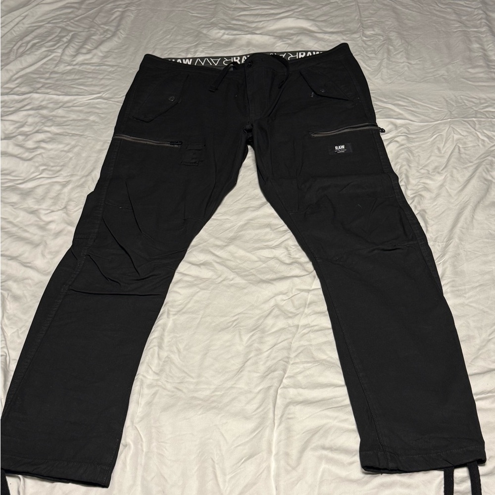 G-Star Men's Black Cargo Pants